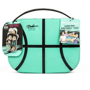 Dude‎ Perfect Teal Basketball Lunch Box and Thermos! NWT!